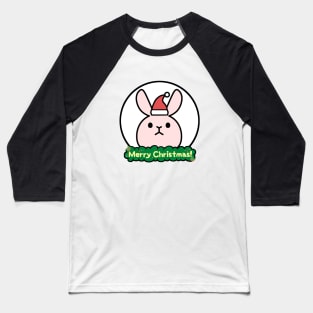 Christmas Bunny Baseball T-Shirt